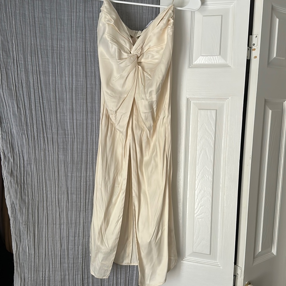 Zara satin like knitted skirt